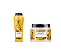 GLISS - Schwarzkopf - Masque 4en1 - Nutrition - Huile de Marula - Haptiq System - Crée des Micro-Liaisons Capillaires - Cheveux Sec et Rêches - Soin Intense - Nourrit & Repare - 400ml