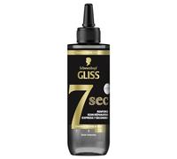 Gliss - Schwarzkopf - Soin Réparation Express 7 Secondes - Ultimate Repair - Cheveux Secs et Abîmés - Brillance et Résistance - Kératine Liquide et Sérum Perle Noire - 200 ml