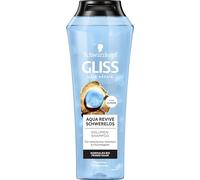 Gliss Shampooing Aqua Revive sans apesanteur (250 ml), shampooing sans silicone pour un volume naturel et une hydratation optimales, shampooing volume pour cheveux normaux à fins