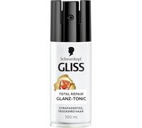 Gliss Spray brillance Tonic Total Repair (100 ml), brillance en spray à la kératine pour une brillance brillante et des cheveux souples