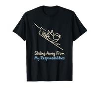 Glisser Loin de Mes responsabilités Procrastinator T-Shirt