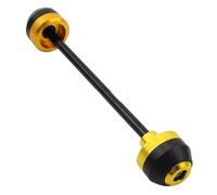 glisseur d essieu moto Compatible Avec Aprilia Pour Tuono-V4 Pour V4R 2015 2016-2021 Glissières Fourche Roue D'essieu Avant Arrière Protection Anti Collision Moto(Yellow,Front)