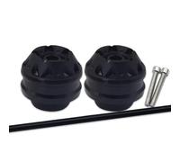 glisseur d essieu moto Pour F800R 2009-2022 S 2006-2013 Pour GT 2004-2018 Pour ST 2006-2013 Accessoires Moto Essieu Avant Fourche Curseurs De Collision Kit De Protection De Roue(Black)