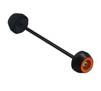 glisseur d essieu moto Pour F900R 2019 2020 2021 2022 2023 2024 Moto Avant Arrière Essieu Fourche Curseurs Capuchon Moto Accessoires Roue Protecteur Pad(Orange,Rear)