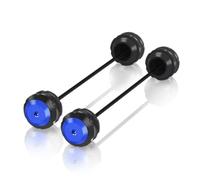 glisseur d essieu moto Pour F900R Pour F900XR 2019 2020 2021 2022 2023 2024 Protecteur Roue Avant Arrière De Moto Fourche D'essieu Curseur Collision Capuchon Protection Contre Les Chutes(Blue)