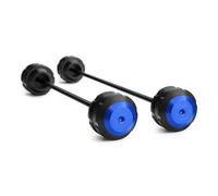 glisseur d essieu moto Pour R1250GS Pour Adventure 2018 2019 2020 Glissières De Fourche Avant Arrière Pour Moto Protection De Roue Pièces Modifiées(Blue)