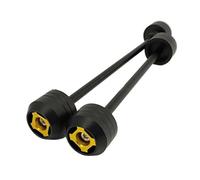 glisseur d essieu moto Pour RVT1000 Pour RC51 Protecteur De Fourche De Roue Avant Et Arrière Pour Moto Protection Contre Les Chutes Côté Gauche Droit(Yellow)