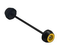 glisseur d essieu moto Pour Tracer Pour 7GT 2021 2022 2023 2024 Glissières De Fourche Avant Arrière De Moto Protection Contre Les Chutes Pièces Détachées(Yellow,Rear)