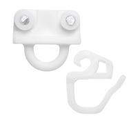 Glisseur pour Rideaux Compatible avec IKEA KVARTAL Galet et Crochet Patin Accroche Rideaux (24 Sets)