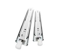 Glissière à roulement à billes pour tiroir 1 Paire D'acier Inoxydable À Extension Complète Robuste Avec Outil De Glissières Tiroir Serrure(30INCH)