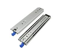Glissière à roulement à billes pour tiroir Glissières Résistantes De Tiroir D'extension Complète 3 Fois Large 53mm Avec La Serrure Industrielle(34inch (850mm))