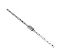 Glissière à roulement linéaire à rail coulissant Rail de guidage linéaire carré Miniature MGW7, 1 pièce, 200-500mm +, bloc coulissant chariot MGW7C(500mm)