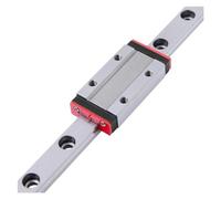 Glissière à roulement linéaire pour rail coulissan 1 bloc de guidage de rail linéaire MGN7H for chariot de guidage linéaire MGN7 Mini pièces d'imprimante 3D rouge