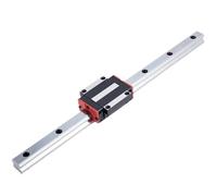 Glissière à roulement linéaire pour rail coulissan Rails linéaires 2 pièces HGR15 Rail de guidage carré 4 HGH15CA Glissières chariot for CNC(600mm)
