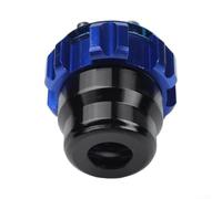 Glissière Anti-Chute Fourche CNC Universelle pour moto Glissière(Blue) | Alliage pour aluminium pour robuste, finition lisse, résistance pour usure, taille 5cm, protection chocs latéraux