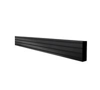 Glissière B-Tech BT8390-200/B 2000mm Aluminium Noir pour BT8385, Certifications cTUVus et TUV, Dimensions 30x120mm, Unité