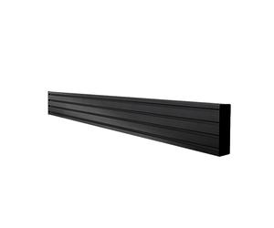 Glissière B-Tech BT8390-200/B 2000mm Aluminium Noir pour BT8385, Certifications cTUVus et TUV, Dimensions 30x120mm, Unité