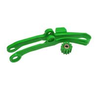 Glissière Chaîne Moto Compatible Avec Pour KX250F 2009-2020 Motocross Moto Guide De Chaîne Couvercle Protection Accessoires Rouleau Coulissant(Green,Size1)