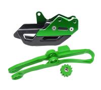 Glissière Chaîne Moto Compatible Avec Pour KX250F 2009-2020 Motocross Moto Guide De Chaîne Couvercle Protection Accessoires Rouleau Coulissant(Black,Size3)