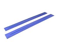 Glissière d'aspiration pour Kärcher BR/BD 530 / 530XL / 550, BR/BD 43/25 45/40 55/40 55/60 / B40 / B60, BD/BR 50/50 - Kit de lèvre d'essuie-glace/lèvre en caoutchouc