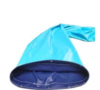 Glissière de chargement et de déchargement en PVC robuste de 0,42 mm d'épaisseur, goulotte de 0,45 x 15 m, cylindre de transport pour projets de déménagement et de construction et utilisation en haute