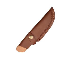 Glissière de couteau de poche en cuir - Étui pliable multi-outils, fermeture à bouton-pression Support de trappeur, étui de transport à boucle de ceinture | Organisateur de stockage pour