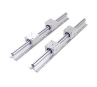 Glissière de guidage à mouvement linéaire en métal 2 pièces SBR20 Guide de rail linéaire 1800 mm 2000 mm 2200 mm Support coulissant complet + 4 pièces SBR20UU Bloc de roulement linéaire pour(1800mm)