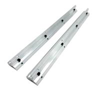 Glissière de guidage à mouvement linéaire en métal Guides linéaires 4 pièces SBR20UU chariot + 2 pièces Rail linéaire SBR20(700mm)