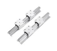 Glissière de guidage à mouvement linéaire en métal SBR30UU 4 blocs coulissants + 2 pièces SBR30 200-1000mm Rail de guidage linéaire utilisé for la pièce(600mm)