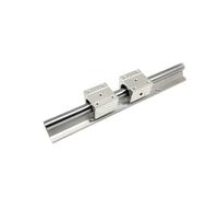 Glissière de guidage à mouvement linéaire en métal Support de Rail de guidage linéaire, longueur 500mm, 1 pièce SBR10 avec 2 pièces de bloc coulissant à roulement en aluminium SBR10UU