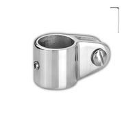 Glissière de mâchoire supérieure Bimini de qualité Marine, en acier inoxydable 316, adaptée aux tubes ronds de 3/4 "(19mm) de diamètre extérieur, quincaillerie de bateau robuste(1 piece)