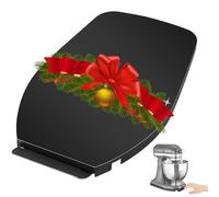 Glissière de mélangeur améliorée pour mixeur Kitchenaid, plateau coulissant pour appareil de cuisine, tapis de mélangeur avec roues à roulement lisse pour série Kitchenaid (noir, 4,5 à 5 l)