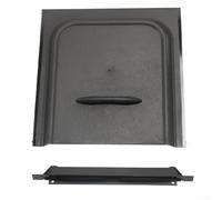 Glissière de porte moustiquaire de véhicule récréatif avec butée, rail de rechange de 30,5 cm pour remorque camping-car, kit de rouleaux en plastique blanc, facile à installer pour porte en maille de