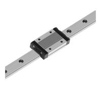 Glissière de Rail linéaire MGN MGN12 MGN15 100-250mm, 1 pièce de Guide linéaire MGN12 + 1 pièce de chariot SS noir(MGN15C,150mm)