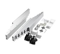 Glissière de table à extension complète avec roues silencieuses en aluminium télescopique