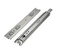 Glissière de tiroir robuste Ra - 129,5 cm de largeur 25,4 cm à 101,6 cm de long à roulement à billes Montage latéral 1 paire de verrous de rechange double face Idéal pour un usage industriel