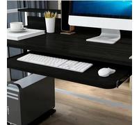 Glissière de tiroir sous le bureau avec support de souris - Bureau ergonomique pour une utilisation de bureau - Extension de bureau d'ordinateur pour une gestion efficace de l'espace de travail