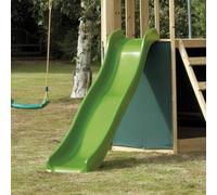 Glissière de toboggan l175 cm - h80 à 100 cm - vert pomme - wavy