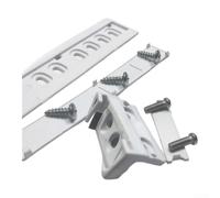 Glissière Flexible Pour Porte Glissière Flexible Pour Porte(1pcs) | Plastique pour robuste, conception encastrable, profil mince, installation rapide, mouvement fluide