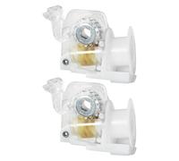 Glissière horizontale pour store - Mécanisme métallique ABS de 2 cm - Engrenage à tige silencieux - Design de ligne - Pièce rotative facile à utiliser - Composant de rechange compact pour la