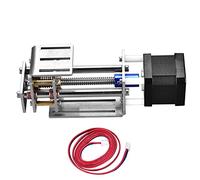 Glissière linéaire sur rail CNC Axe Z pour axes en acier inoxydable 60mm DIY Fraisage de guide linéaire de guidage de mouvement 2 Phase 4 Fil Moteur pas à pas linéaire Guide