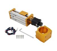 Glissière linéaire Z pour machine CNC de 85 mm de voyage avec moteur pas à pas en aluminium, faible bruit, haute sensibilité, 13,5 x 7 x 13,25 cm, jaune