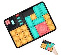 Glissière magnétique - Puzzle - Logique électronique, bloc de chiffres - Jeu de puzzle portable avec entraînement cérébral compact pour filles - Voyage, divertissement en intérieur