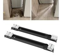 Glissière Pour Appareils électroménagers, Déménageurs De Meubles, Rouleau Extensible Pour Appareils électroménagers 300 Kg, Empattement Universel Pour Machines à Laver, Réfrigérateurs(noir)