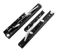 LMXRYPD Glissiere pour Tiroir Charge Lourde pour Table Elévatrice, Coulisse Tiroir Dissimulées, Rail Tiroir Coulissant Robustes à Extension Latérale, pour Table à Manger, Bureau(25cm/9.9in)