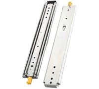 Glissiere Pour Tiroir Heavy Duty Drawer Slides With Lock Full Extension Bearing 500 Lbs Track In Furniture Load Capacity 1 Pair pour tiroirs(20in)