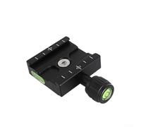 Glissière Précision avec Niveau à Bulle Intégré(50mm) | Mouvement fluide, ajustement nodal pour précis, pour idéal panorama 360, compatible trépied standard, finition noire