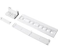 Glissière universelle intégrée pour porte de réfrigérateur congélateur avec barquettes et clips, glissières de porte de réfrigérateur intégrées, rails coulissants de réfrigérateur, pour différents