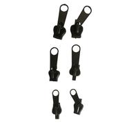 Glissière Universelle Pour Fermeture Éclair, Paquet De 6 Le Noir