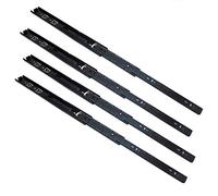 Glissières à glissières 14 pouces (35 cm) NUZAMAS 2 paires de glissières à roulement à billes en acier pour extension latérale du côté des tiroirs